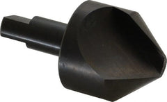 Hertel - 2" Head Diam, 3/4" Shank Diam, 1 Flute 82° High Speed Steel Countersink - Apex Tool & Supply