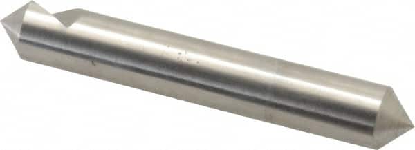 Hertel - 3/8" Head Diam, 3/8" Shank Diam, 1 Flute 90° High Speed Steel Countersink - Apex Tool & Supply