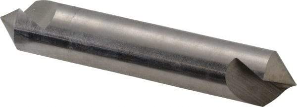 Hertel - 5/8" Head Diam, 5/8" Shank Diam, 1 Flute 90° High Speed Steel Countersink - 3-1/4" OAL, Straight Shank - Apex Tool & Supply