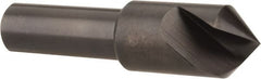 Hertel - 1/2" Head Diam, 3/8" Shank Diam, 1 Flute 90° High Speed Steel Countersink - Apex Tool & Supply