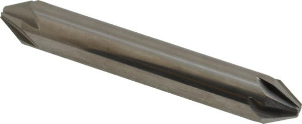 Hertel - 3/8" Head Diam, 3/8" Shank Diam, 6 Flute 60° Solid Carbide Countersink - Apex Tool & Supply