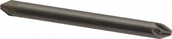 Hertel - 3/16" Head Diam, 3/16" Shank Diam, 6 Flute 60° Solid Carbide Countersink - Apex Tool & Supply