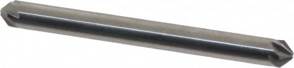 Hertel - 3/16" Head Diam, 3/16" Shank Diam, 6 Flute 90° Solid Carbide Countersink - Apex Tool & Supply