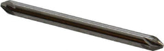 Hertel - 1/8" Head Diam, 1/8" Shank Diam, 6 Flute 60° Solid Carbide Countersink - 1-1/2" OAL, Straight Shank - Apex Tool & Supply