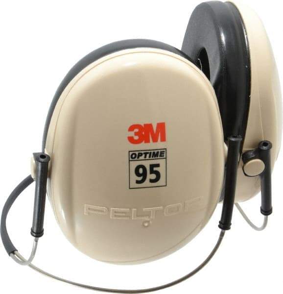 3M - Behind the Neck Beige Foam Cushion Earmuffs - 21 NRR Rating - Apex Tool & Supply