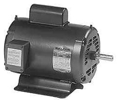 Baldor - 1 Max hp, 1,725 Max RPM, Electric AC DC Motor - 115, 208, 230 V Input, Single Phase, 143T Frame - Apex Tool & Supply