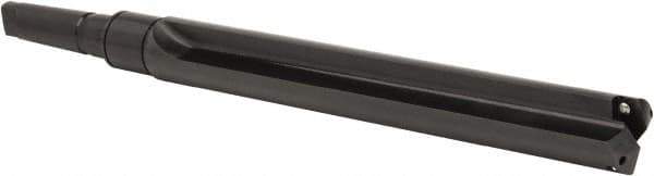Allied Machine and Engineering - Series 5, 2-1/2 to 3-1/2" Diam, 5MT Taper Shank, Straight Flute Spade Drill - 18-1/4" Max Depth, 22-13/16" Body Length, 28-7/16" OAL, Extended Length, Through Coolant - Apex Tool & Supply