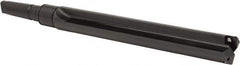 Allied Machine and Engineering - Series 5, 2-1/2 to 3-1/2" Diam, 5MT Taper Shank, Straight Flute Spade Drill - 18-1/4" Max Depth, 22-13/16" Body Length, 28-7/16" OAL, Extended Length, Through Coolant - Apex Tool & Supply