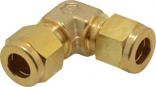 Ham-Let - 3/8" OD, Brass Union Elbow - Comp x Comp Ends - Apex Tool & Supply