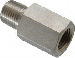 Ham-Let - 1/8" Grade 316 Stainless Steel Pipe Adapter - FNPT x MNPT End Connections, 6,100 psi - Apex Tool & Supply