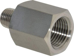 Ham-Let - 1/2 x 1/4" Grade 316 Stainless Steel Pipe Adapter - FNPT x MNPT End Connections, 4,600 psi - Apex Tool & Supply