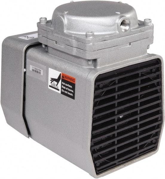 Gast - Diaphragm-Type Vacuum Pumps Horsepower: 1/8 Cubic Feet per Minute: 1.60 - Apex Tool & Supply