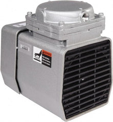 Gast - Diaphragm-Type Vacuum Pumps Horsepower: 1/8 Cubic Feet per Minute: 1.60 - Apex Tool & Supply