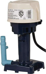 Little Giant Pumps - 1 Amp, 115 Volt, 1/50 hp, 1 Phase, Thermal Plastic Evaporative Cooler Pumps Machine Tool & Recirculating Pump - 8.3 GPM, 11 psi, 9" Overall Height, 4-1/2" Body Length, ABS Impeller, Open Fan Cooled Motor - Apex Tool & Supply