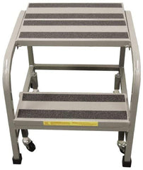 PW Platforms - 3 Step Stand - Office Mobile Stand, 300 Lb Capacity, 30" Platform Height, 20" Base Width x 28" Base Depth - Apex Tool & Supply