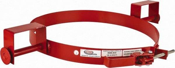 Made in USA - 1,000 Lb Load Capacity, 55 Gal Forklift Drum Caddy - 22-1/2" Diam, For 55 Gal Drums - Apex Tool & Supply