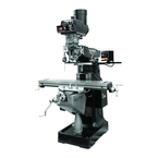 9 x 49" Table EVS Elec Variable Speed Mill with 3-Axis ACU-RITE 300S (Knee) DRO and X-Axis JET Powerfeed - Apex Tool & Supply