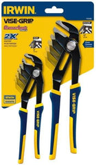 Irwin - 2 Piece GrooveLock Plier Set - Comes in Clamshell - Apex Tool & Supply