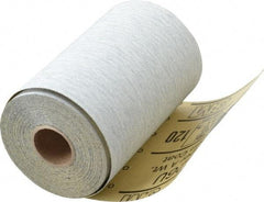 3M - 120 Grit, Silicon Carbide Adhesive Backed Sanding Sheets - Sandpaper Roll, 4-1/2" x 10 Yds., Fine Grade, A Weighted Backing - Apex Tool & Supply