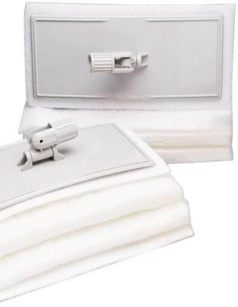 Ability One - 12" Long x 6" Wide x 1" Thick Sponge - Non-Abrasive, White - Apex Tool & Supply