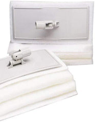 Ability One - 12" Long x 6" Wide x 1" Thick Sponge - Non-Abrasive, White - Apex Tool & Supply