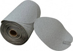 3M - 6" Diam, 320 Grit Silicon Carbide Adhesive PSA Disc - Extra Fine Grade, Gray, A Weighted Backing, Flexible, Use with Random Orbital Sanders - Apex Tool & Supply