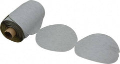 3M - 5" Diam, 280 Grit Silicon Carbide Adhesive PSA Disc - Very Fine Grade, Gray, A Weighted Backing, Flexible, Use with Random Orbital Sanders - Apex Tool & Supply