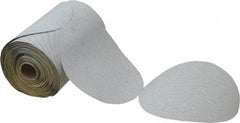 3M - 6" Diam, 120 Grit Silicon Carbide Adhesive PSA Disc - Fine Grade, Gray, A Weighted Backing, Flexible, Use with Random Orbital Sanders - Apex Tool & Supply