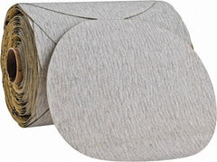 3M - 5" Diam, 180 Grit Silicon Carbide Adhesive PSA Disc - Very Fine Grade, Gray, A Weighted Backing, Flexible, Use with Random Orbital Sanders - Apex Tool & Supply