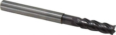 Guhring - 6mm, 18mm LOC, 6mm Shank Diam, 65mm OAL, 4 Flute, Solid Carbide Square End Mill - Single End, FIREX Finish, Spiral Flute, 35/38° Helix, Centercutting, Right Hand Cut, Right Hand Flute, Series 3839 - Apex Tool & Supply
