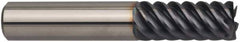 Guhring - 25mm, 45mm LOC, 25mm Shank Diam, 121mm OAL, 10 Flute, Solid Carbide Square End Mill - Apex Tool & Supply
