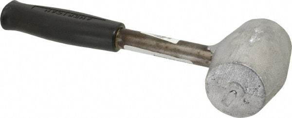 American Hammer - 5 Lb Head 2" Face Lead Alloy Hammer - 10" OAL, Steel Handle with Grip - Apex Tool & Supply
