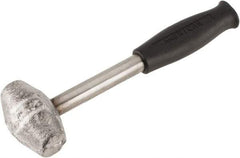 American Hammer - 3 Lb Head 1-1/4" Face Lead Alloy Hammer - 10" OAL, Steel Handle with Grip - Apex Tool & Supply