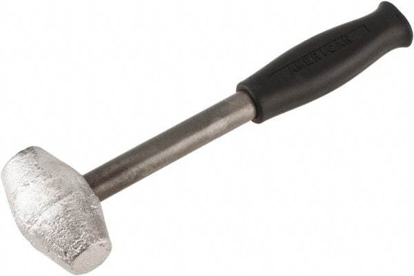 American Hammer - 3 Lb Head Mallet - 10" OAL, 9" Long Steel Handle with Grip - Apex Tool & Supply