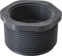 Value Collection - 2-1/2 x 2" PVC Plastic Pipe Reducer Bushing - Schedule 80, MIPT x FIPT End Connections - Apex Tool & Supply