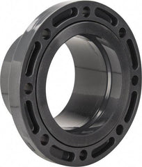 Value Collection - 8" Pipe, 13-1/2" OD, PVC Spigot Pipe Flange - Schedule 80, Gray - Apex Tool & Supply