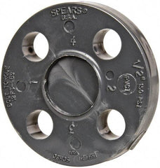 Value Collection - 1/2" Pipe, 3-1/2" OD, PVC Blind Pipe Flange - Schedule 80, Gray - Apex Tool & Supply