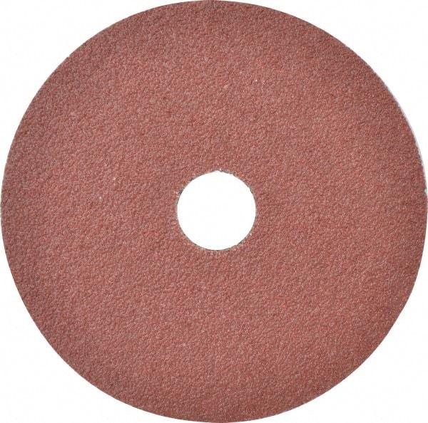 Camel Grinding Wheels - 5" Diam 7/8" Hole 36 Grit Fiber Disc - Very Coarse Grade, Aluminum Oxide, 12,200 Max RPM - Apex Tool & Supply