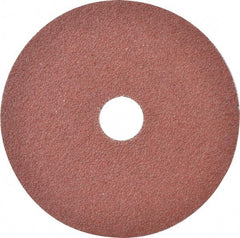 Camel Grinding Wheels - 5" Diam 7/8" Hole 36 Grit Fiber Disc - Very Coarse Grade, Aluminum Oxide, 12,200 Max RPM - Apex Tool & Supply
