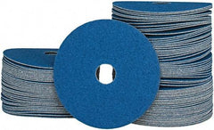 Camel Grinding Wheels - 5" Diam 7/8" Hole 50 Grit Fiber Disc - Coarse Grade, Zirconia Alumina, 12,200 Max RPM - Apex Tool & Supply