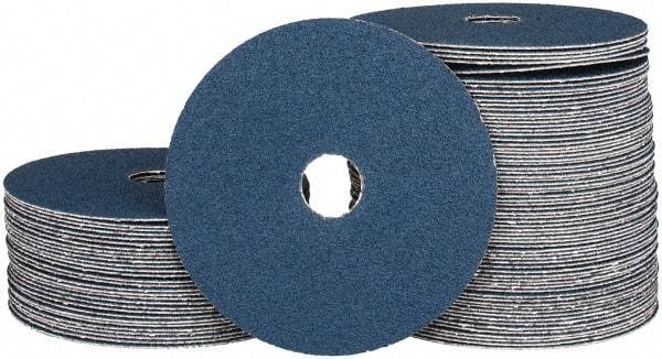 Camel Grinding Wheels - 5" Diam 7/8" Hole 60 Grit Fiber Disc - Medium Grade, Zirconia Alumina, 12,200 Max RPM - Apex Tool & Supply