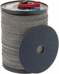 Camel Grinding Wheels - 5" Diam 7/8" Hole 80 Grit Fiber Disc - Medium Grade, Zirconia Alumina, 12,200 Max RPM - Apex Tool & Supply
