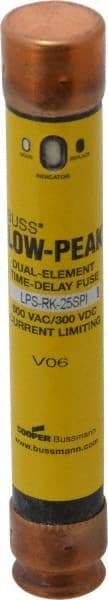Cooper Bussmann - 300 VDC, 600 VAC, 25 Amp, Time Delay General Purpose Fuse - Fuse Holder Mount, 127mm OAL, 100 at DC, 300 at AC (RMS) kA Rating, 13/16" Diam - Apex Tool & Supply