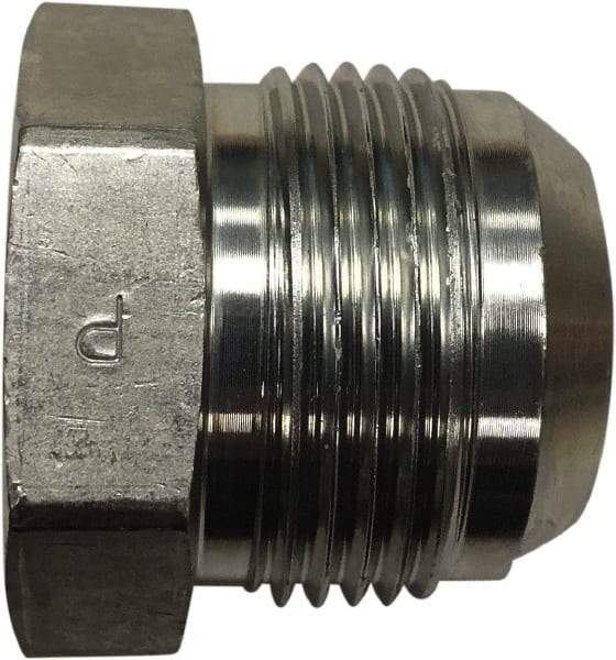 Parker - 5/16" Tube OD, 37° Steel Flared Tube Plug - Unthreaded Flare Ends - Apex Tool & Supply