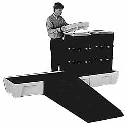Enpac - 31" Wide x 12-3/4" High, Spill Containment Ramp - Apex Tool & Supply