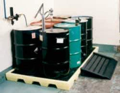Enpac - 77 Gal Sump, 8,000 Lb Capacity, 8 Drum, Plastic Spill Deck or Pallet - 100" Long x 53-1/4" Wide x 6" High - Apex Tool & Supply