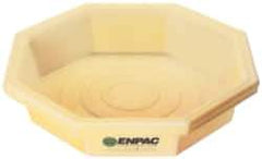 Enpac - 19.5 Gal Sump, 400 Lb Capacity, 1 Drum, Plastic Drum Tray - 7-1/4" High - Apex Tool & Supply