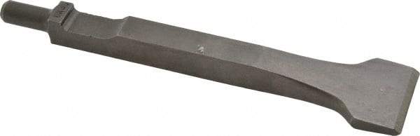 Made in USA - 1-3/8" Head Width, 7" OAL, 1/2" Shank Diam, Scaling Chisel - Square Drive, Square Shank, Alloy Steel - Apex Tool & Supply