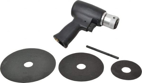 Florida Pneumatic - 3 to 5-1/2" Disc, 20,000 RPM, Pneumatic Handheld Disc Sander - 4 CFM, 1/4 NPT Inlet, 0.33 hp, 90 psi - Apex Tool & Supply