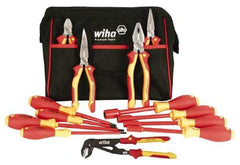 Wiha - 13 Piece Insulated Hand Tool Set - Comes in Canvas Bag - Apex Tool & Supply